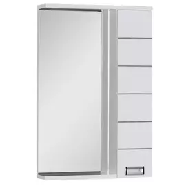 Зеркало для ванной Aquanet Доминика 55 LED белое