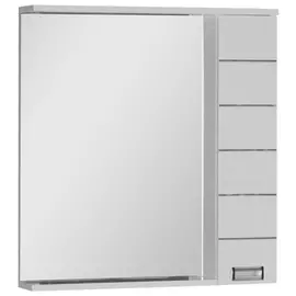 Зеркало для ванной Aquanet Доминика 80 LED белое