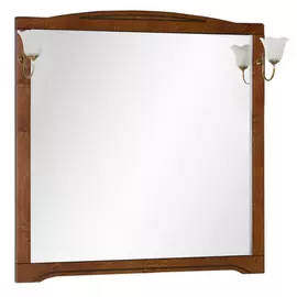 Зеркало для ванной Aquanet Луис 110 темный орех