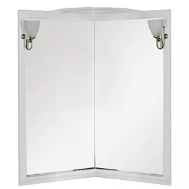 Зеркало для ванной Aquanet Луис 70 белое угловое