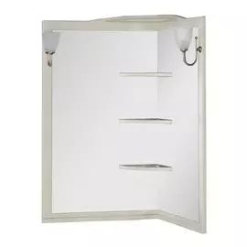 Зеркало для ванной Aquanet Луис 70 угловое бежевое