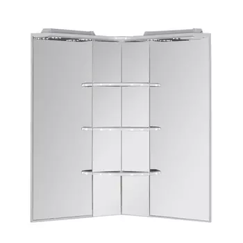 Зеркало для ванной Aquanet Ринконера 70 угловое белое