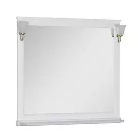 Зеркало для ванной Aquanet Валенса 110 белое матовый