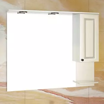 Зеркало для ванной Comforty Севилья 100 слоновая кость