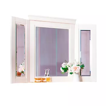 Зеркало для ванной Брикалер Кантри 120 4627125414121 распашное