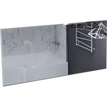 Зеркало для ванной Marka One Glace 140