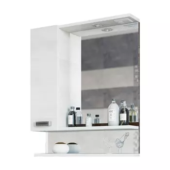 Зеркало для ванной Sanflor Техас 60 L северное дерево светлое