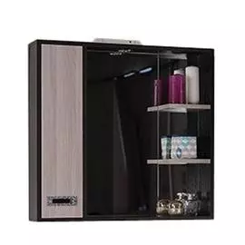 Зеркало для ванной Оника Гамма 75.01 шкафчик слева