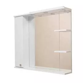 Зеркало для ванной Оника Эльбрус 100.02 шкафчик справа