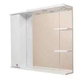 Зеркало для ванной Оника Эльбрус 80.02 шкафчик слева