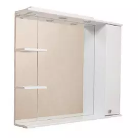 Зеркало для ванной Оника Эльбрус 80.02 шкафчик справа