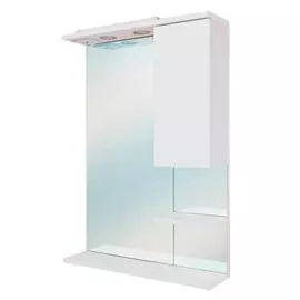 Зеркало для ванной Оника Элита 60.01 шкафчик справа