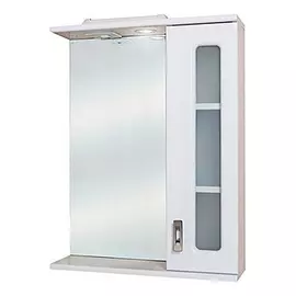 Зеркало для ванной Оника Кристалл 58.01 шкафчик справа