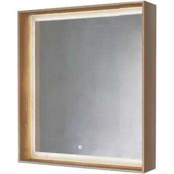 Зеркало для ванной Raval Frame 75 дуб трюфель
