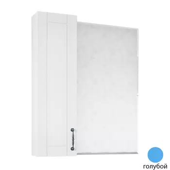 Зеркало для ванной Sanflor Глория 65 L голубой