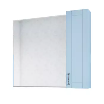 Зеркало для ванной Sanflor Глория 85 R голубой