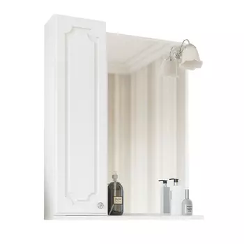 Зеркало для ванной Sanflor Ксения 60 L белый