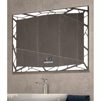 Зеркало для ванной Vigo Melissa Media Grey 100