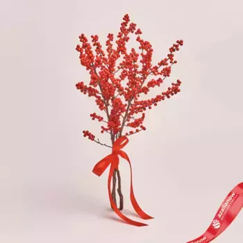 Букет из 3 илексов с лентой