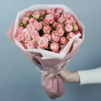 Букет из 15 розовых роз «Джульетта»