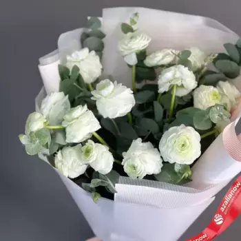 Букет из 17 ранункулюсов «Нежность моя»