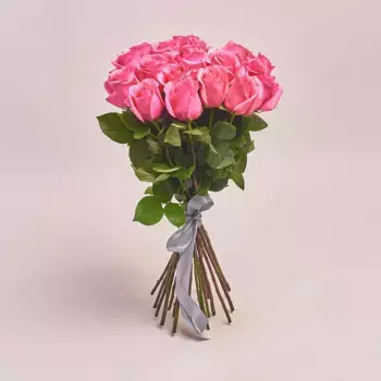 Букет из 19 розовых роз «Розовые розы»