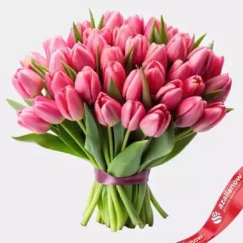 Букет из 30 розовых тюльпанов, Россия