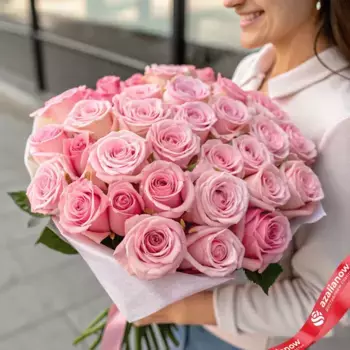 Букет из 35 розовых роз, Россия, В 50см