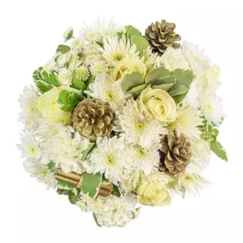 Букет из хризантем и роз «Герда»