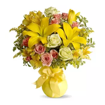 Букет из 11 альстромерий «Искра»