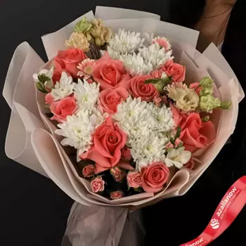 Букет из роз, гермини, фрезий, хризантем «До мурашек»
