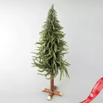 Ель искусств. заснеженная, H60см, зеленый/белый