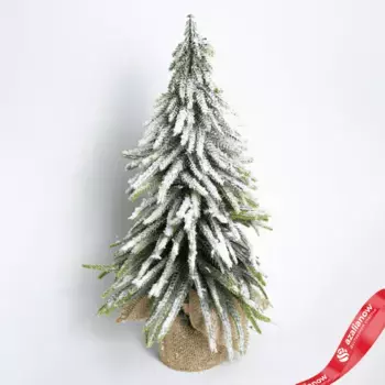 Ель искусственная заснеженная, H35см