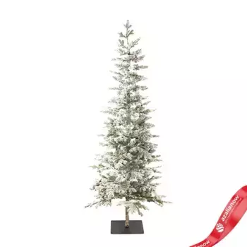 Ель искусственная заснеженная Тикко (PE), 2,2м, белый