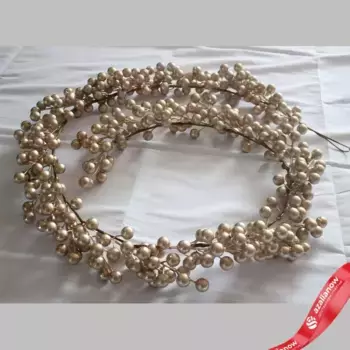 Гирлянда с ягодами, 180см, шампань