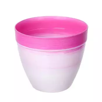 Горшок (Кашпо) 1,5л Пластик D 16 см H 14 см Розовый