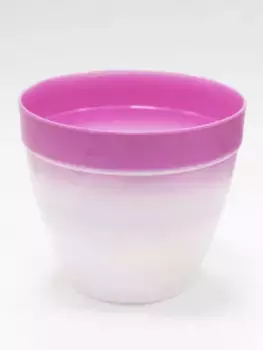 Горшок (Кашпо) 3,7л Пластик D 20 см H 17,3 см Розовый