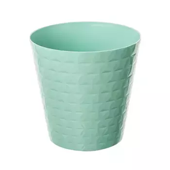 Горшок (Кашпо) Diamond 0,7л Пластик D 11 см H 11 см Голубой