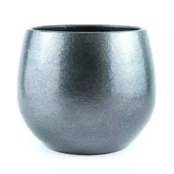 Горшок (Кашпо) Керамика D 16 см H 14 см Черный