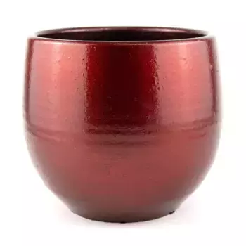 Горшок (Кашпо) Керамика D 18 см H 16 см Красный