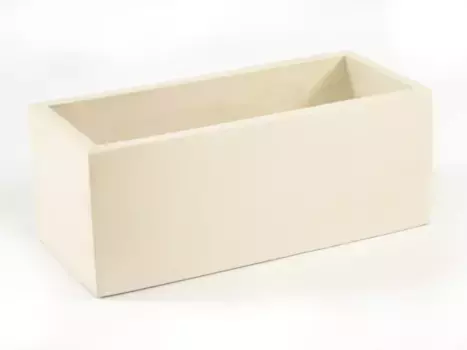 Горшок (Кашпо) Лофт 0,85л Гипс D 20 см H 8 см Кремовый