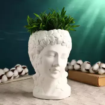 Горшок (Кашпо) - ваза "Голова" 22*16см