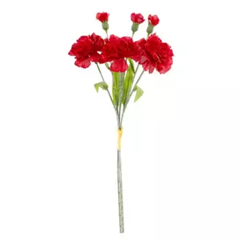 Гвоздика искусственная 40 см Красный