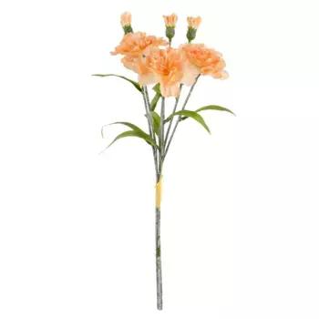 Гвоздика искусственная 40 см Персиковый