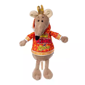 Игрушка Мышь с короной 21 см Бежевый