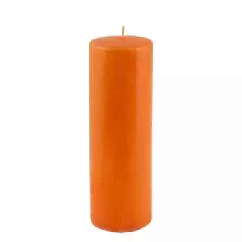 Свеча Цилиндр 25 часов H 15 см x D 5 см Коралловый