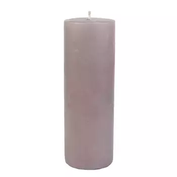 Свеча Цилиндр 25 часов H 15 см x D 5 см Светло-серый