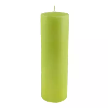 Свеча Цилиндр 60 часов H 20 см x D 6 см Фисташковый