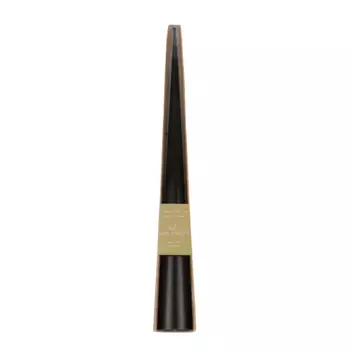 Свеча конусная 17 часов H 36 см x D 4,5 см Черный