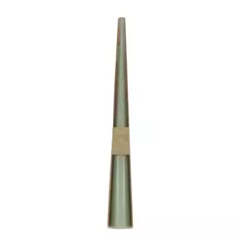 Свеча конусная 30 часов H 47 см x D 5 см Оливковый